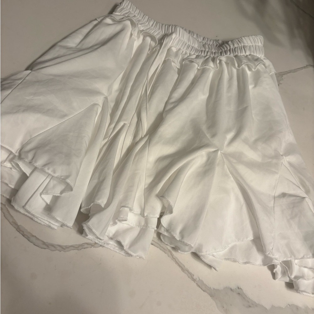 Storets White Ruffled Skirt - Picture 1 of 3